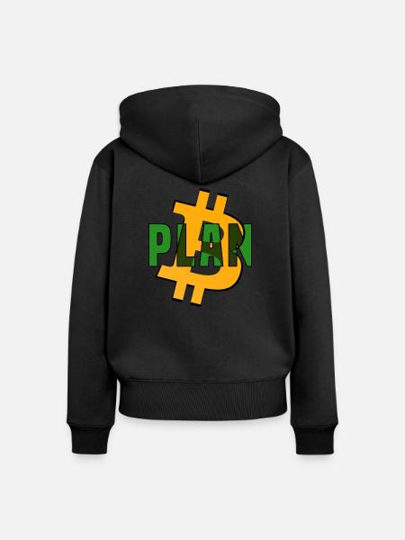 Plan B - Frauen Premium Bio Zip Hoodie - Schwarz