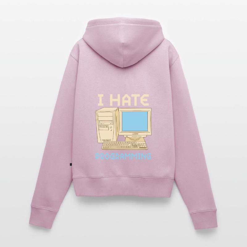 Informatiker Programmer Programming Coding Sprüche Frauen Premium Bio Zip Hoodie