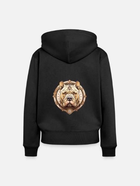 Der Küchenchef - Frauen Premium Bio Zip Hoodie - Schwarz