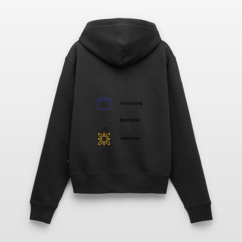 For every full-stack developer Women's Premium Organic Zip Hoodie