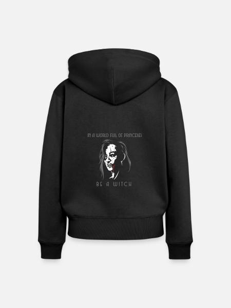Alternatives Halloweenkostüm - Frauen Premium Bio Zip Hoodie - Schwarz