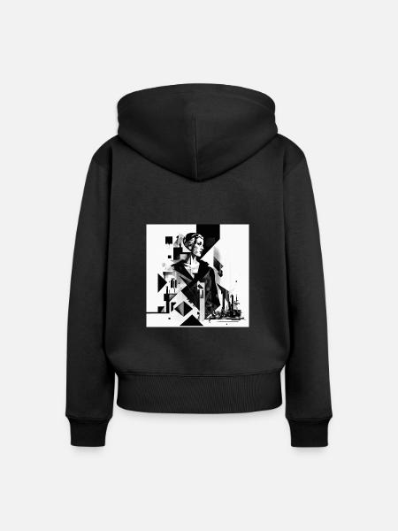 The Bauhaus Legacy - Frauen Premium Bio Zip Hoodie - Schwarz
