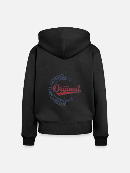 kirikkale 71 - Frauen Premium Bio Zip Hoodie - Schwarz