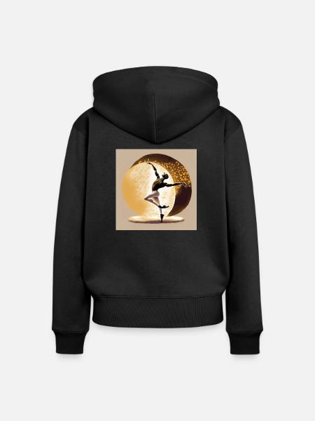 Gefühl - Frauen Premium Bio Zip Hoodie - Schwarz