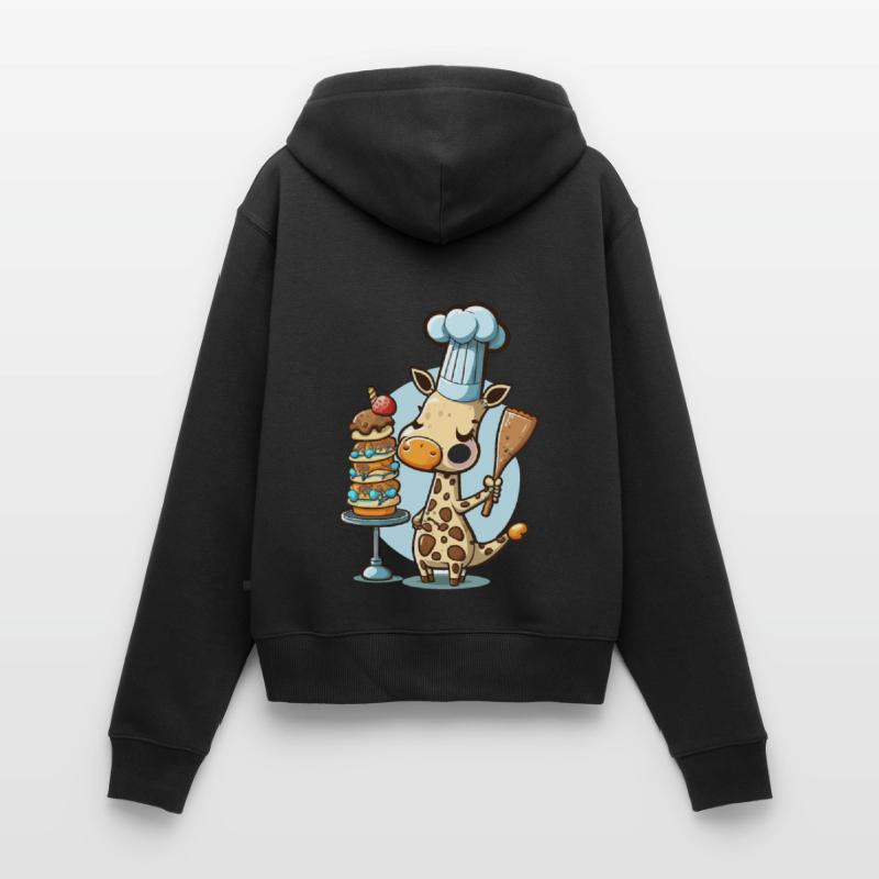 Kochen mit großem Auftrag Frauen Premium Bio Zip Hoodie