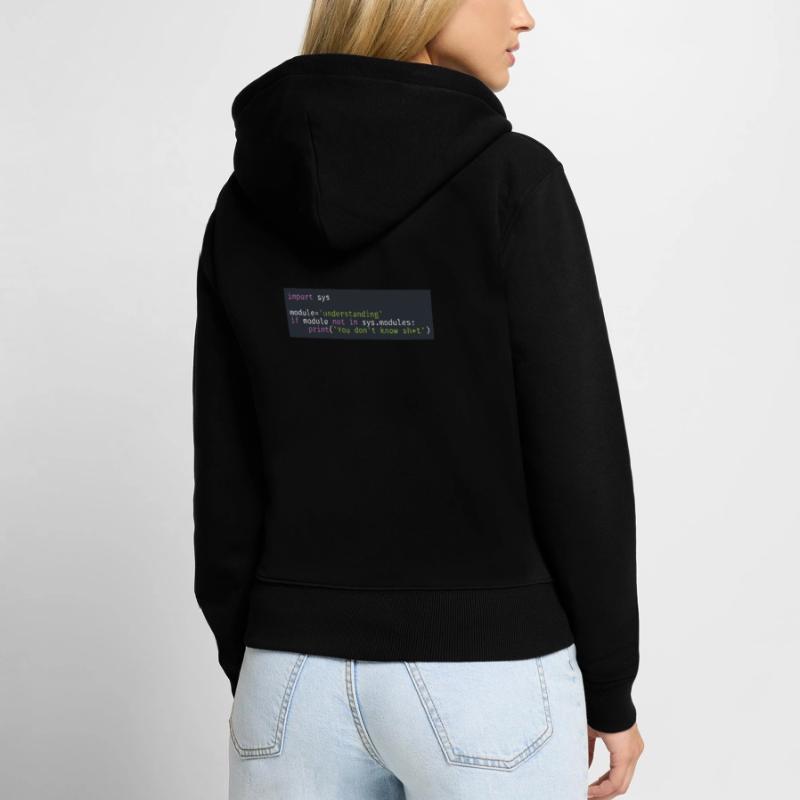 Programmer, Software, Computer Science, Developer Women's Premium Organic Zip Hoodie
