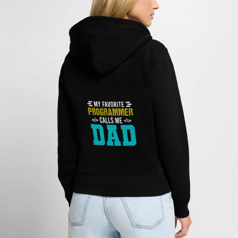 Programmierer Programmierung Informatik Computer Frauen Premium Bio Zip Hoodie