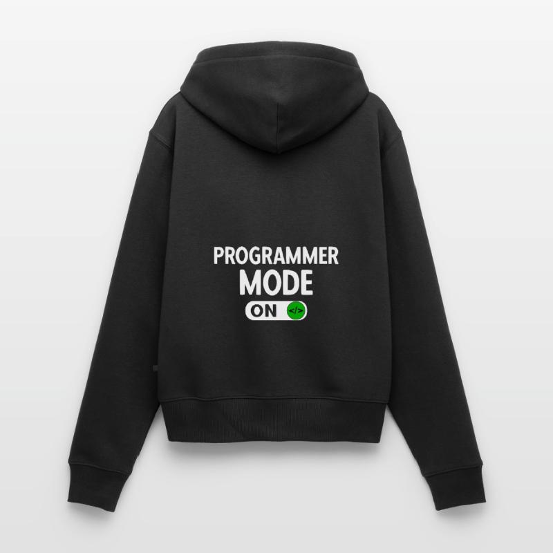 Programmierer Programmierung Informatik Computer Frauen Premium Bio Zip Hoodie