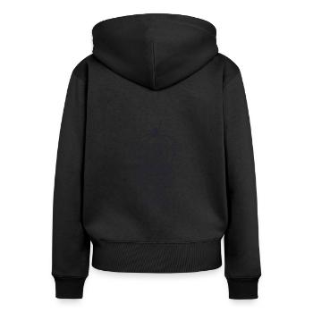 Halten Sie Die Tricks, Die Ich Für Die Leckereien - Frauen Premium Bio Zip Hoodie - Schwarz - Hinten - Julia (174cm)