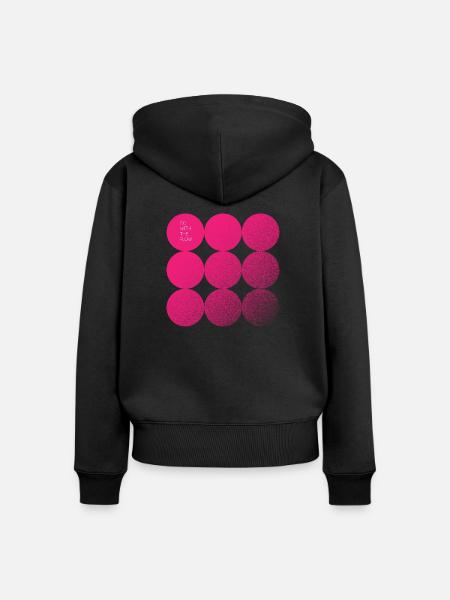 Kleiner Finger - Frauen Premium Bio Zip Hoodie - Schwarz