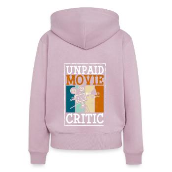 Filmliebhaber Schauspieler Klappe Hollywood - Frauen Premium Bio Zip Hoodie - Altrosa - Hinten - Julia (174cm)