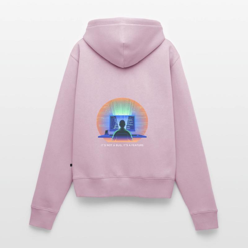 its not a bug its a feature Programmierer Software Frauen Premium Bio Zip Hoodie