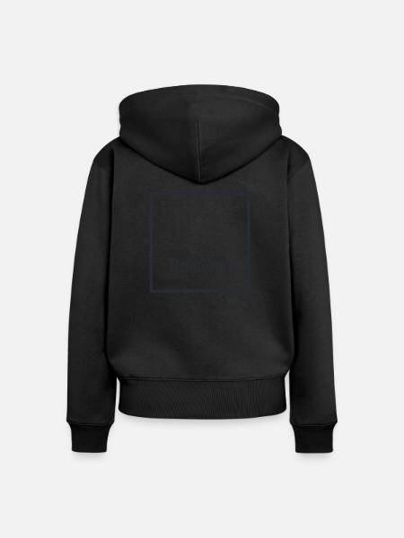 RInkerode - da komm ich her! - Frauen Premium Bio Zip Hoodie - Schwarz