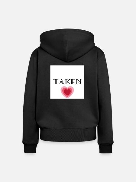Genommen - Frauen Premium Bio Zip Hoodie - Schwarz