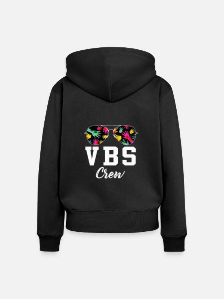 VBS-Besatzung - Frauen Premium Bio Zip Hoodie - Schwarz