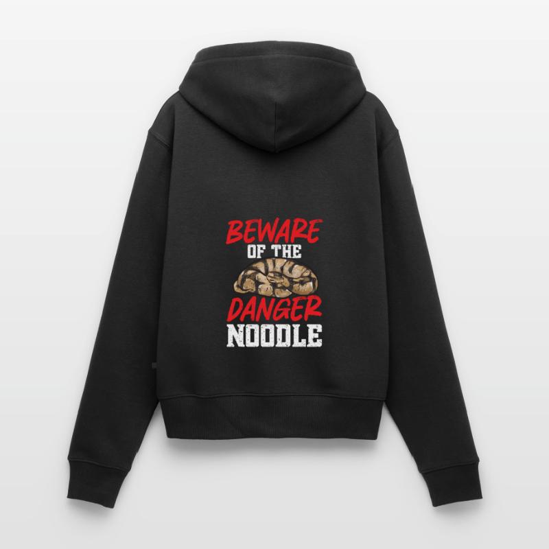 Ball Python Snake King Python Women's Premium Organic Zip Hoodie