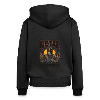 Metal welding machine - Women's Premium Organic Zip Hoodie - black - Back - Julia (174cm)