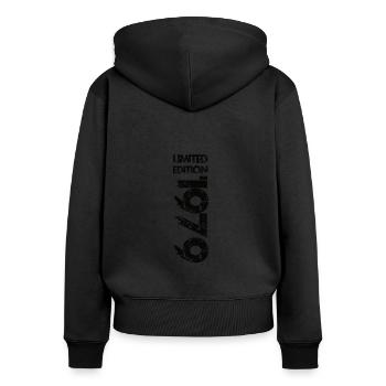 Limited Edition 1979 - Women's Premium Organic Zip Hoodie - black - Back - Julia (174cm)