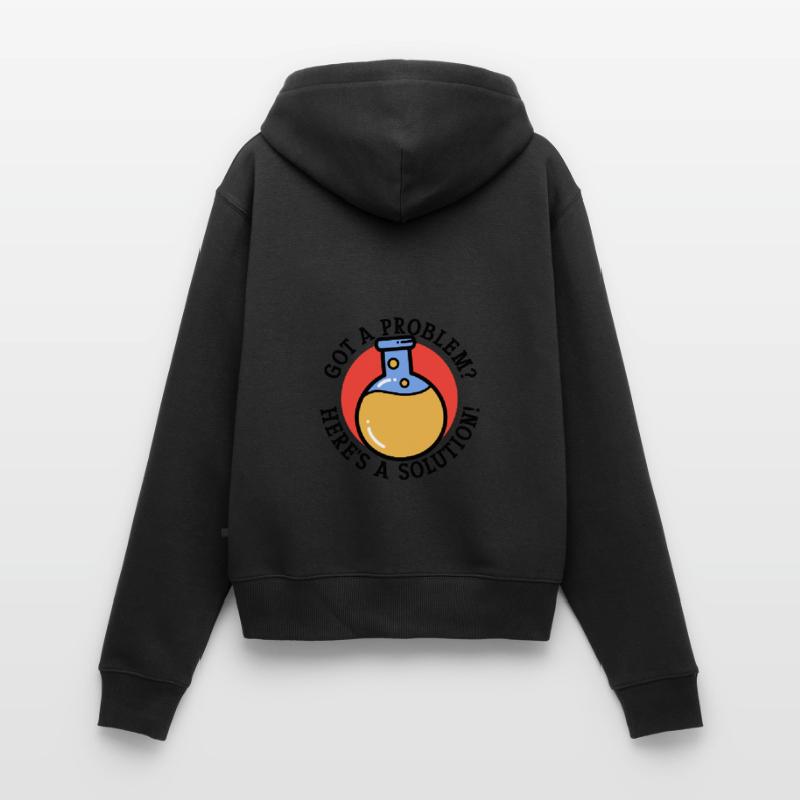 Problem Solution Scientific Solving Science Women's Premium Organic Zip Hoodie