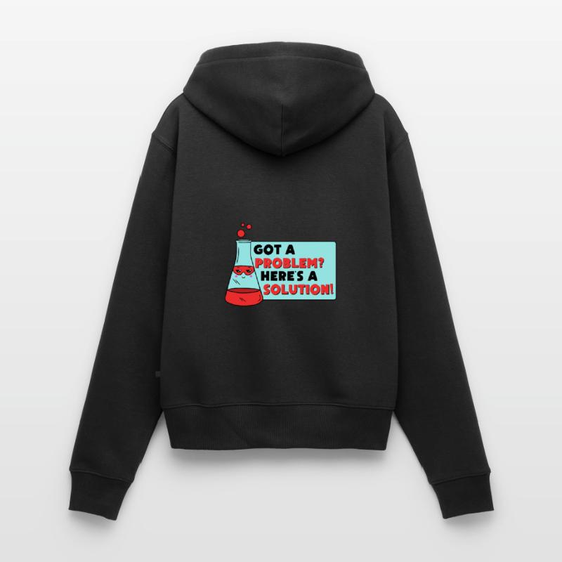 Problem Solution Scientific Solving Science Women's Premium Organic Zip Hoodie
