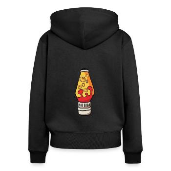 Pumpkin Spice Latte Coffee Lover Pumpkin Coffee - Women's Premium Organic Zip Hoodie - black - Back - Julia (174cm)