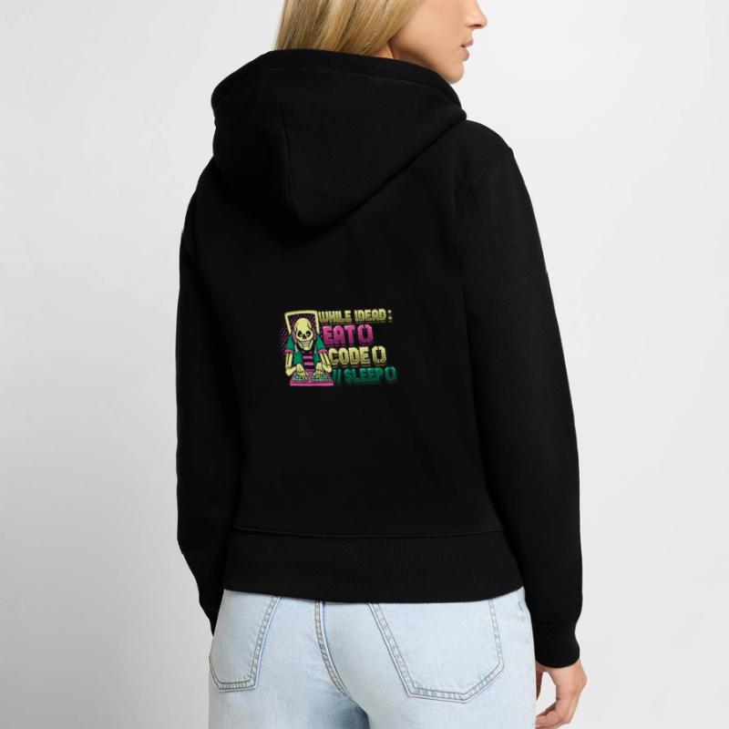 Programmierer,Computerprogrammierer,Witz Frauen Premium Bio Zip Hoodie