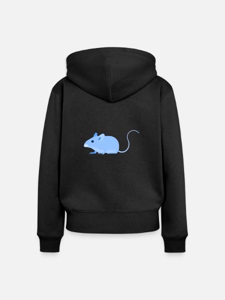 Urban - mouse - Frauen Premium Bio Zip Hoodie - 