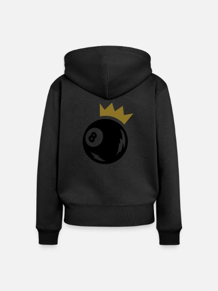 Billiards - Frauen Premium Bio Zip Hoodie - Schwarz