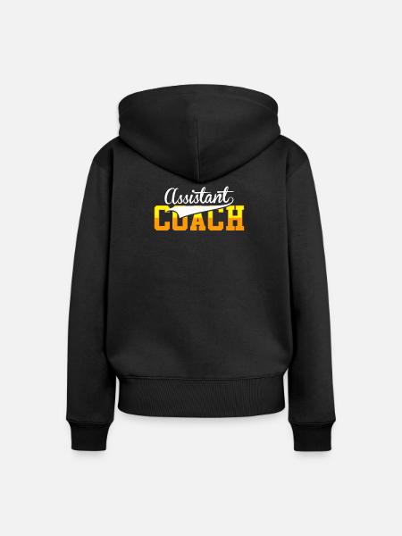 Co-Trainer - Frauen Premium Bio Zip Hoodie - Schwarz