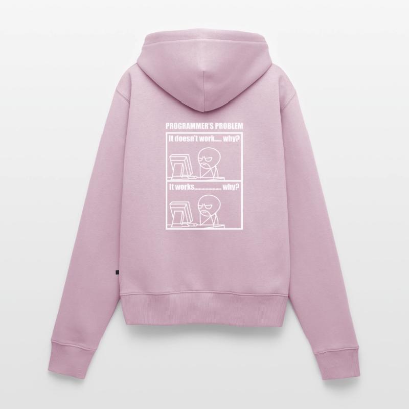 Programmers Problem Meme Programming Sysop Nut Gee Frauen Premium Bio Zip Hoodie