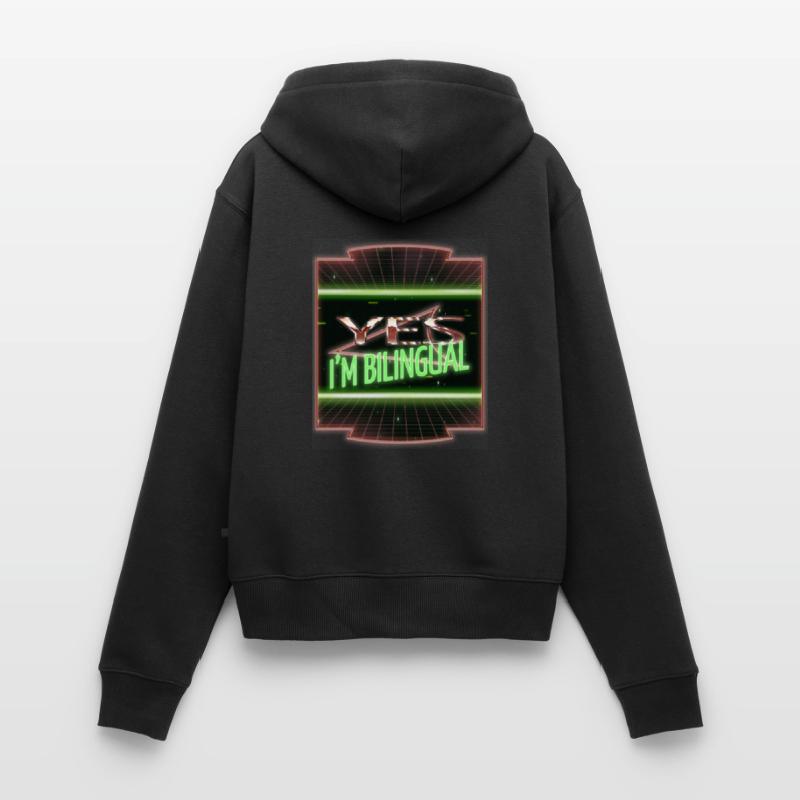 hacking coder birthday present idea funny computer Women's Premium Organic Zip Hoodie