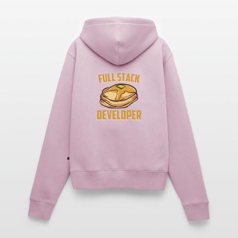 Full Stack Entwickler - Informatik Programmierer Frauen Premium Bio Zip Hoodie