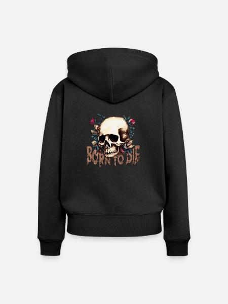 LANA DEL RAY - Frauen Premium Bio Zip Hoodie - Schwarz