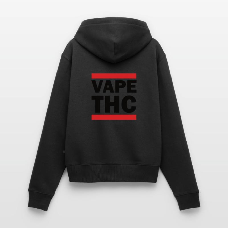 Vape THC Frauen Premium Bio Zip Hoodie
