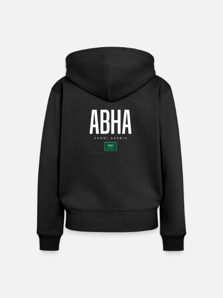 Abha Saudi-Arabien - Frauen Premium Bio Zip Hoodie - Schwarz