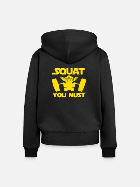 Fitness Gym - Frauen Premium Bio Zip Hoodie - Schwarz