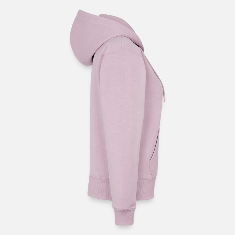 Katzenhaare Frauen Premium Bio Zip Hoodie