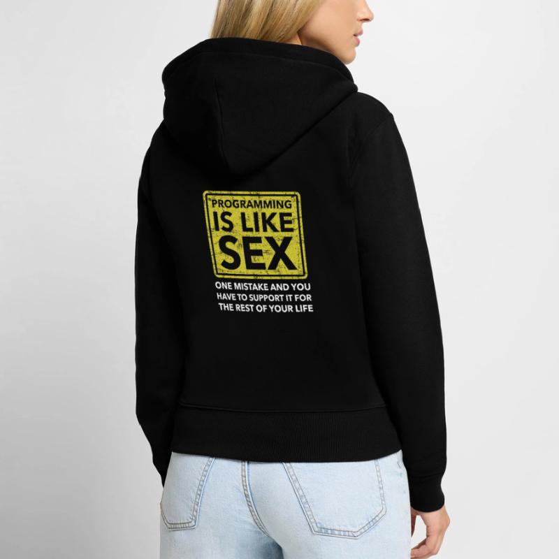 programmer Women's Premium Organic Zip Hoodie