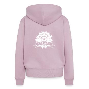 Koala bear - Women's Premium Organic Zip Hoodie - dusky pink - Back - Julia (174cm)