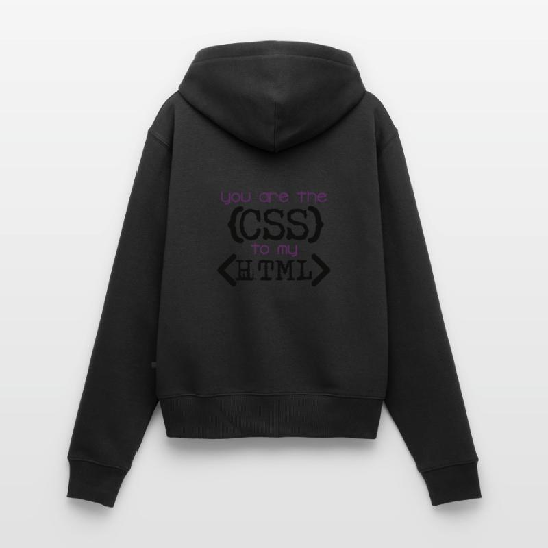 Css to Html Women's Premium Organic Zip Hoodie