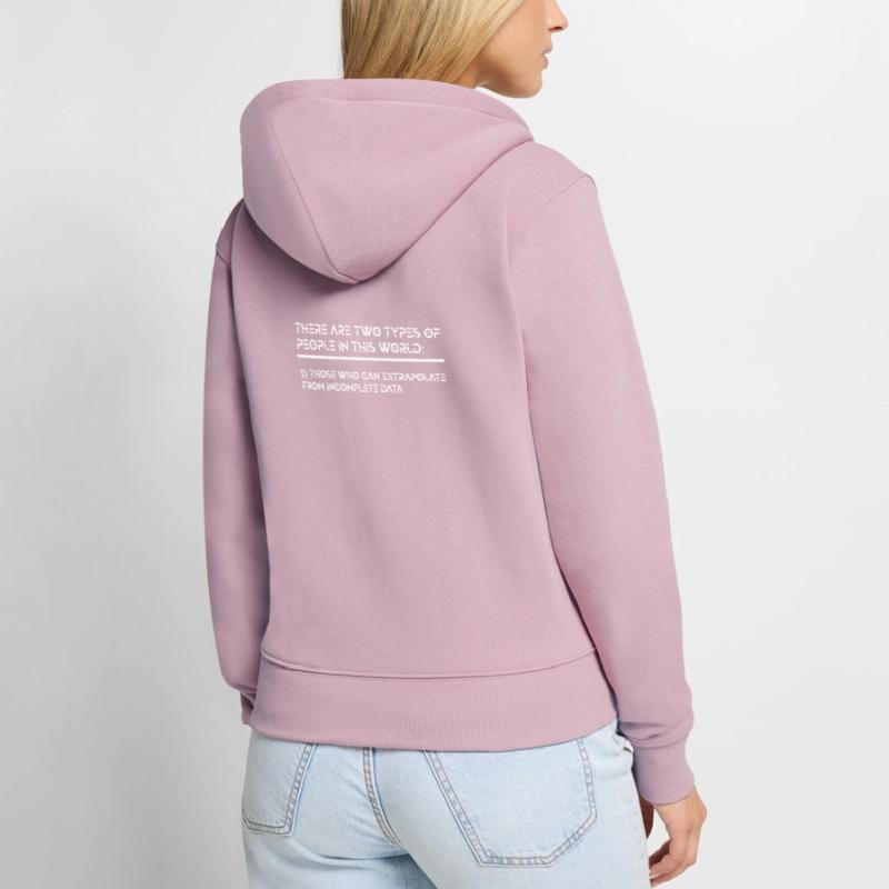Extrapolate Incomplete Data Funny Extrapolate Women's Premium Organic Zip Hoodie