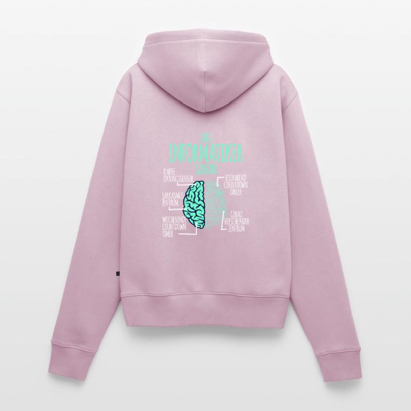 Computer scientist computer science programmer nerd geek Women's Premium Organic Zip Hoodie