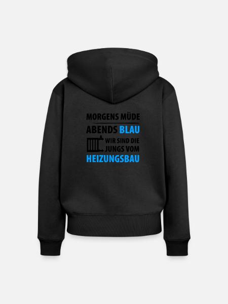Klempner - Frauen Premium Bio Zip Hoodie - Schwarz