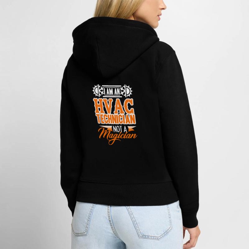 HLK-Techniker Ich bin ein HLK-Techniker Frauen Premium Bio Zip Hoodie
