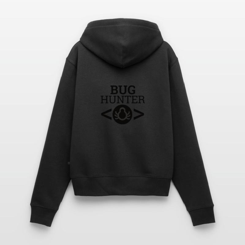 "Bug Hunter" | Computer Science, Programmer Women's Premium Organic Zip Hoodie