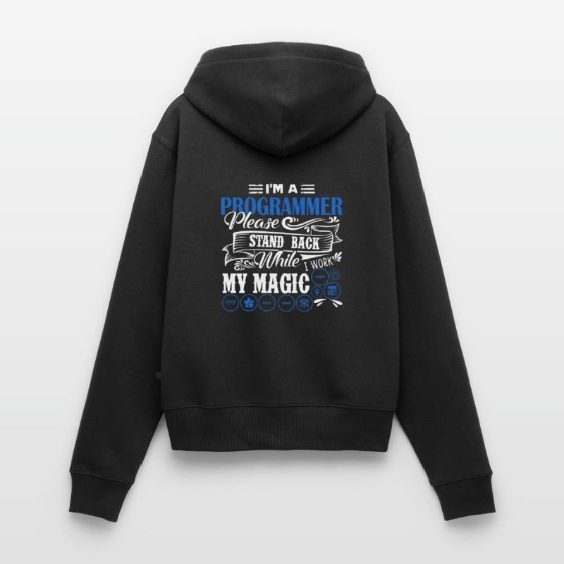 Programmierer Ich bin ein Programmierer Frauen Premium Bio Zip Hoodie