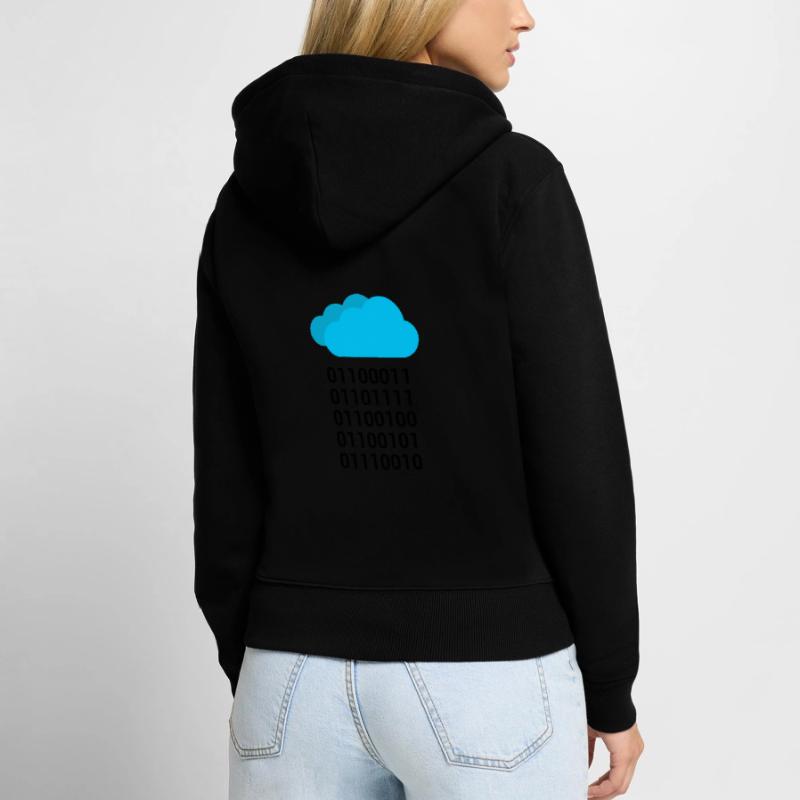 Computer Science Binary Gift Shirt Women's Premium Organic Zip Hoodie