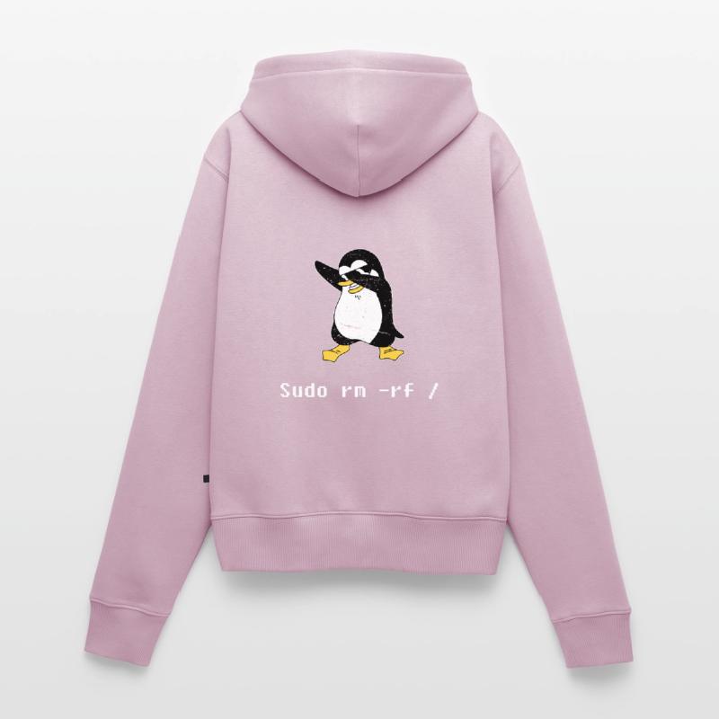 Sudo rm RF Admin Sysadmin Java Linux Geschenk Frauen Premium Bio Zip Hoodie