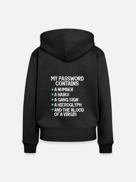 Cyber-sicherheits-hacker-hacking - Frauen Premium Bio Zip Hoodie - Schwarz