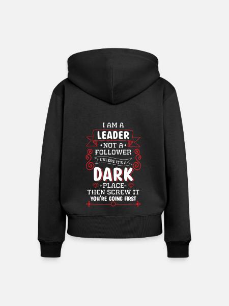 Chef Büro Firma Team - Frauen Premium Bio Zip Hoodie - Schwarz